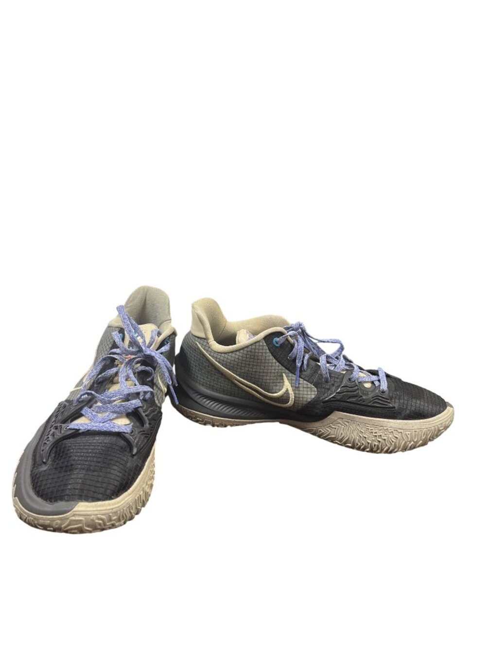 Nike Kyrie low 4 mens black smoke gray LT basketball sneakers sz 12 SKU 10-499